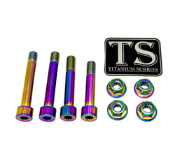 Titanium Rear Linkage Bolt Kit — Surron LBX & Segway · Titanium Surron, view 25