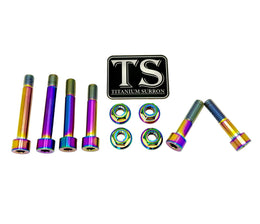 Titanium Rear Linkage Bolt Kit — Surron LBX & Segway · Titanium Surron, view 26