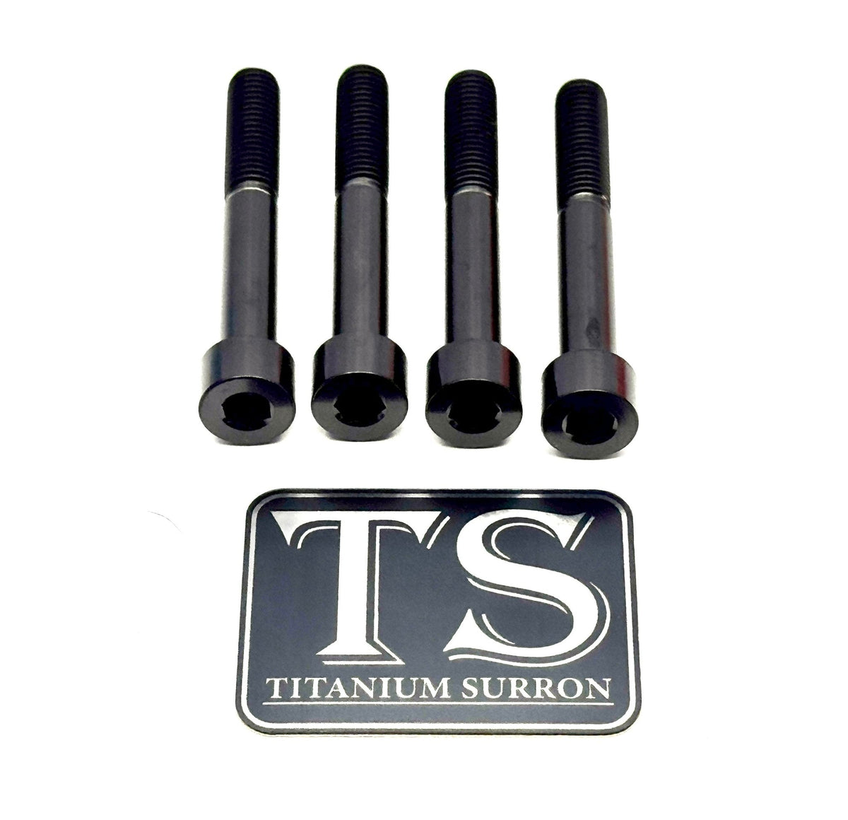 Titanium Stem Bolt Kit Altis Sigma (4 pcs) · Titanium Surron, black