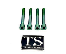 Titanium Stem Bolt Kit Altis Sigma (4 pcs) · Titanium Surron, green