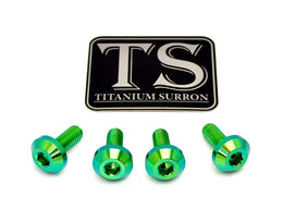 Titanium Surron Ultra Bee Brake Hand Guard Bolts · Titanium Surron, view 18