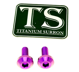 Titanium Surron Ultra Bee Brake Hand Guard Bolts · Titanium Surron, view 5