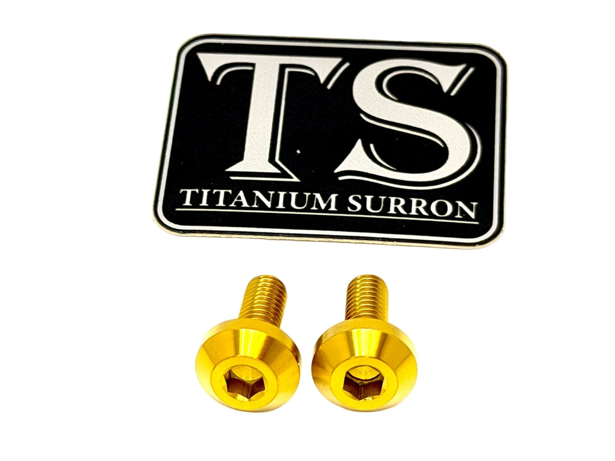 Titanium Surron Ultra Bee Brake Hand Guard Bolts · Titanium Surron, view 7