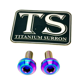Titanium Surron Ultra Bee Brake Hand Guard Bolts · Titanium Surron, view 3