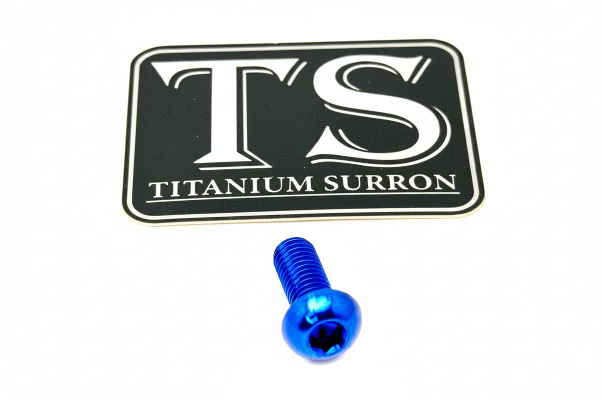 Titanium Surron Ultra Bee Wheel Speed Sensor Bolt · Titanium Surron, view 4