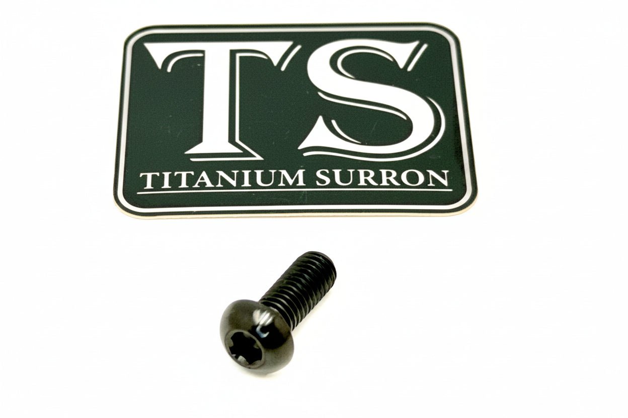 Titanium Surron Ultra Bee Wheel Speed Sensor Bolt · Titanium Surron, view 6