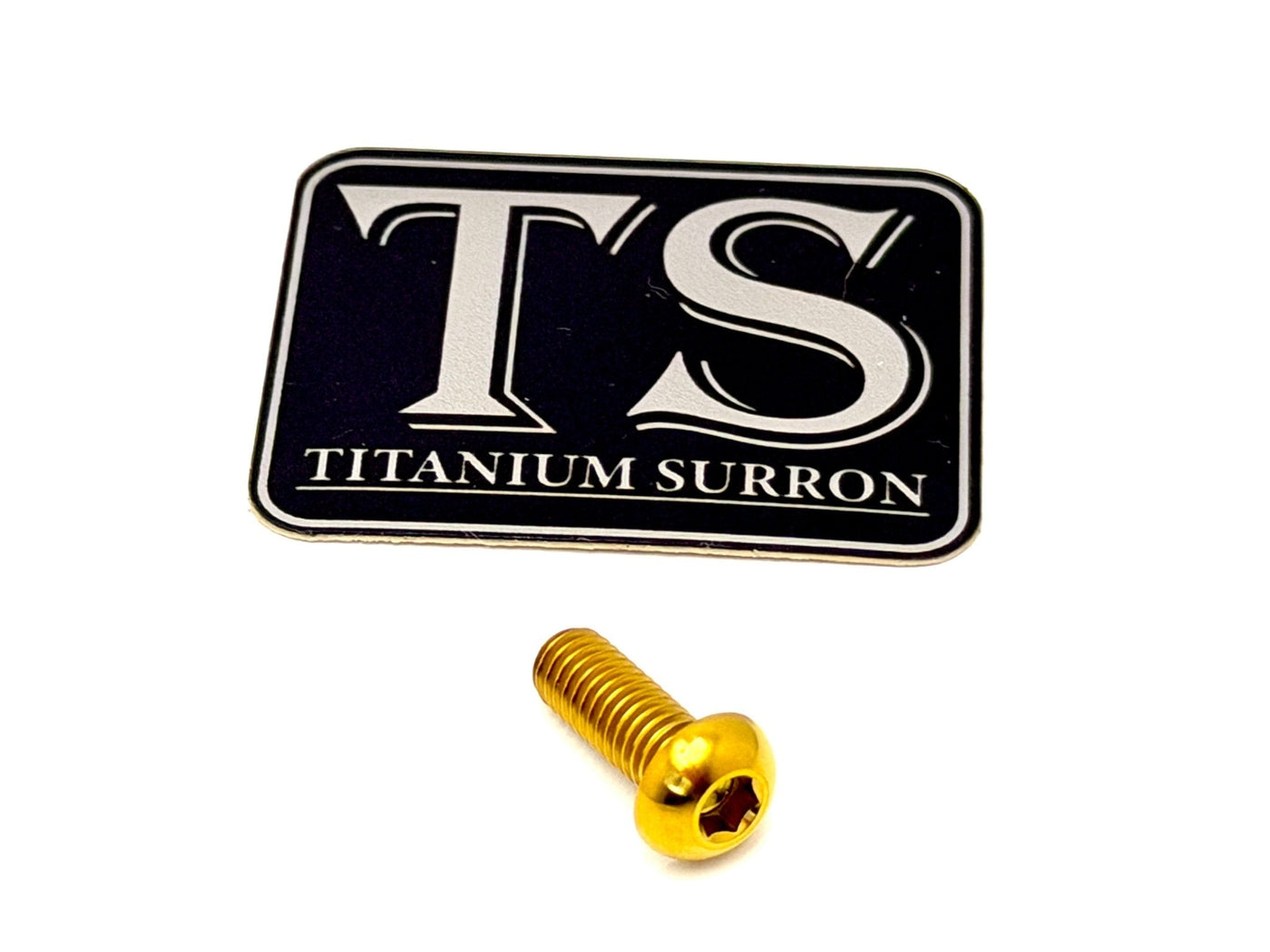 Titanium Surron Ultra Bee Wheel Speed Sensor Bolt · Titanium Surron, view 12