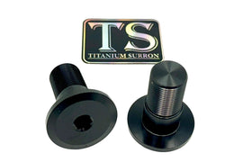 Titanium Talaria Sting Swingarm Bolts (set of two) · Titanium Surron, black