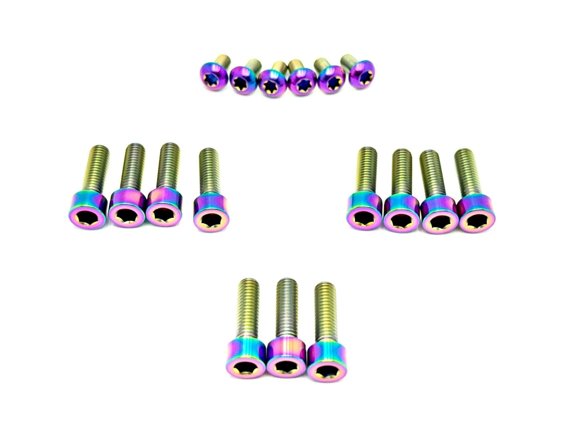Titanium Bolt Kit Tech Suspension E39 Fork by Formula · Titanium Surron, rainbow