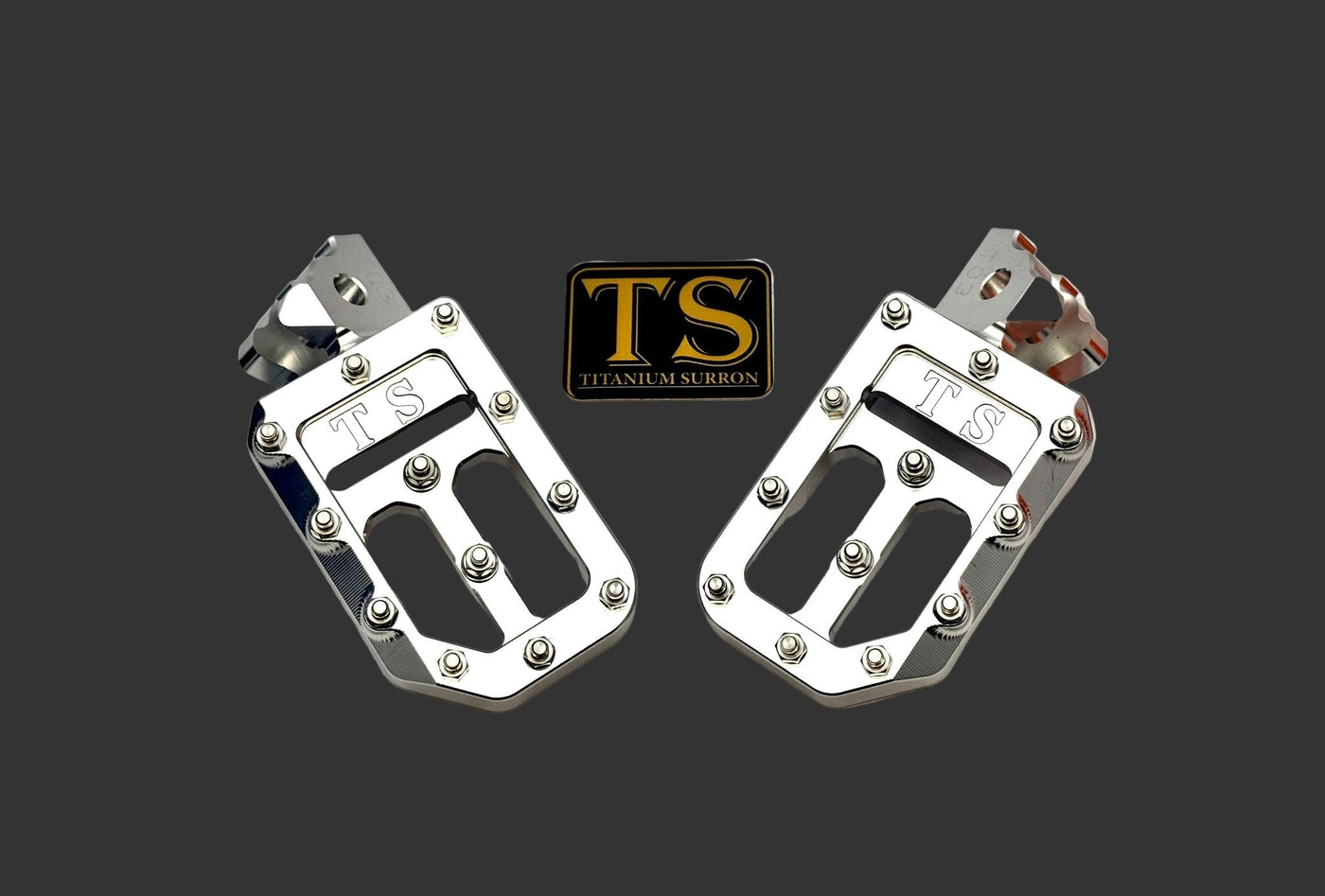 TS Custom Foot Pegs w/ Titanium Grips for Talaria and Altis · Titanium Surron, view 13