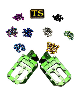 TS Custom Foot Pegs w/ Titanium Grips for Talaria and Altis · Titanium Surron, view 16