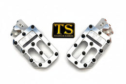 TS Custom Foot Pegs w/ Titanium Grips for Surron and Most Light for E-Ride…, view 2