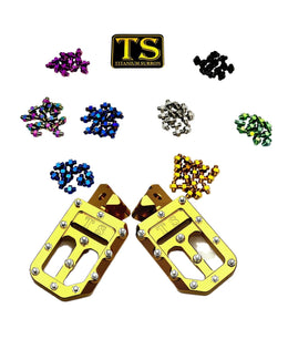 TS Custom Foot Pegs w/ Titanium Grips for Surron and Most Light for E-Ride…, view 20