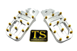 TS Custom Foot Pegs w/ Titanium Grips for Talaria and Altis · Titanium Surron, view 25