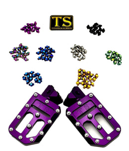 TS Custom Foot Pegs w/ Titanium Grips for Surron and Most Light for E-Ride…, view 21