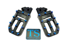 TS Custom Foot Pegs w/ Titanium Grips for Talaria and Altis · Titanium Surron, view 26