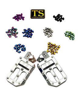 TS Custom Foot Pegs w/ Titanium Grips for Talaria and Altis · Titanium Surron, view 14