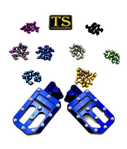 TS Custom Foot Pegs w/ Titanium Grips for Surron and Most Light for E-Ride…, view 19