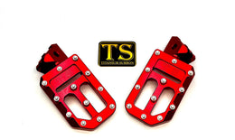 TS Custom Foot Pegs w/ Titanium Grips for Surron and Most Light for E-Ride…, view 4
