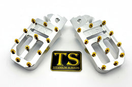 TS Custom Foot Pegs w/ Titanium Grips for Surron and Most Light for E-Ride…, view 26