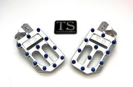 TS Custom Foot Pegs w/ Titanium Grips for Surron and Most Light for E-Ride…, view 3