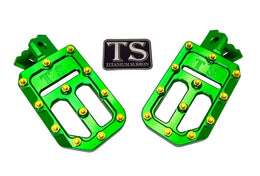 TS Custom Foot Pegs w/ Titanium Grips for Talaria and Altis · Titanium Surron, view 7