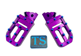 TS Custom Foot Pegs w/ Titanium Grips for Talaria and Altis · Titanium Surron, view 23