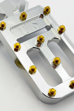 TS Custom Foot Pegs w/ Titanium Grips for Surron and Most Light for E-Ride…, view 25