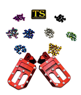 TS Custom Foot Pegs w/ Titanium Grips for Surron and Most Light for E-Ride…, view 22