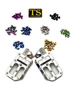 TS Custom Foot Pegs w/ Titanium Grips for Surron and Most Light for E-Ride…, view 17