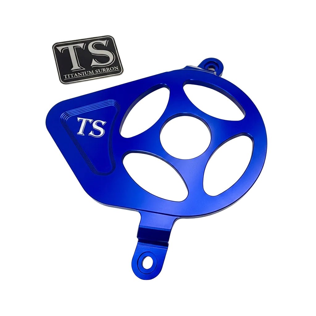 TS Gearbox Cover for Talaria Sting MX5/ MX4/ MX3 · Titanium Surron, blue