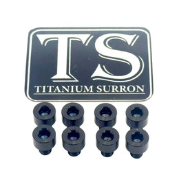 Ventus V9600 Heat Sink Titanium Bolt Kits (8 pcs) · Titanium Surron, black