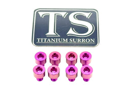Ventus V9600 Heat Sink Titanium Bolt Kits (8 pcs) · Titanium Surron, purple
