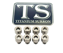 Ventus V9600 Heat Sink Titanium Bolt Kits (8 pcs) · Titanium Surron, silver (raw)
