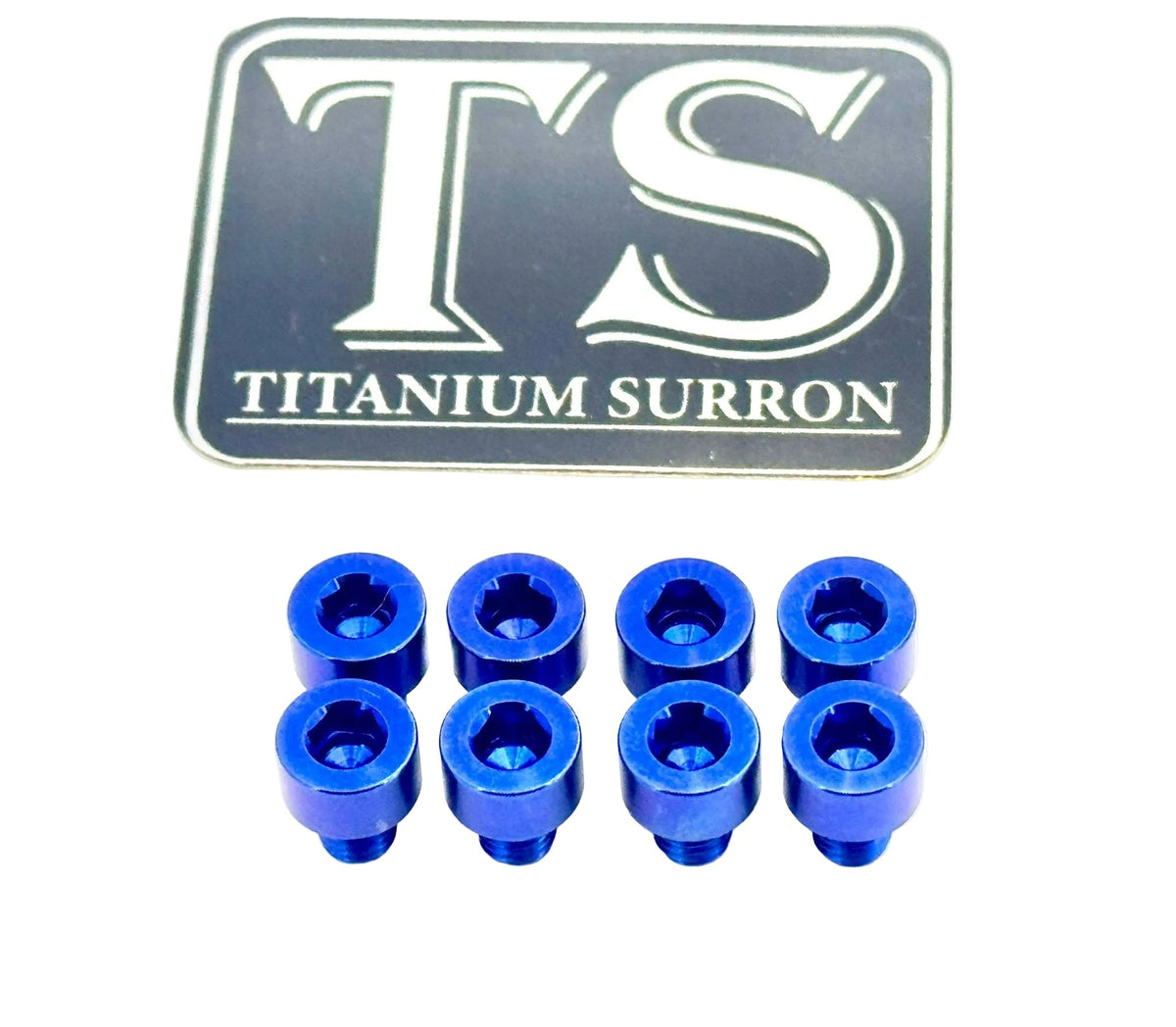 Ventus V9600 Heat Sink Titanium Bolt Kits (8 pcs) · Titanium Surron, blue