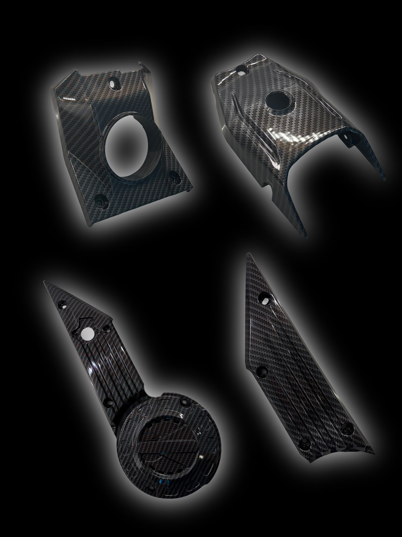 Talaria XXX Carbon-Look Body Kit, 5 Piece, view 1