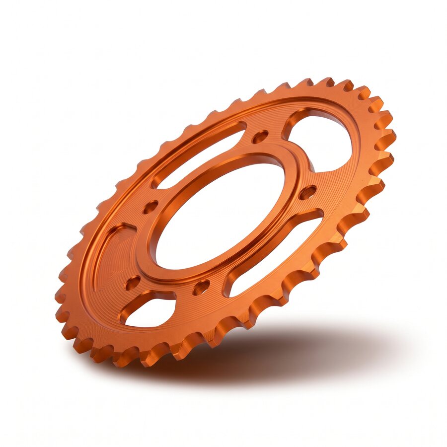 58T CNC Rear Sprocket. More hill torque, same chain.