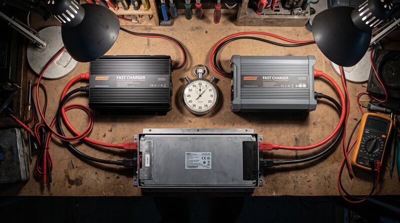 5A vs 12A on the same Light Bee X pack: 60 days of data on charge time and capacity fade